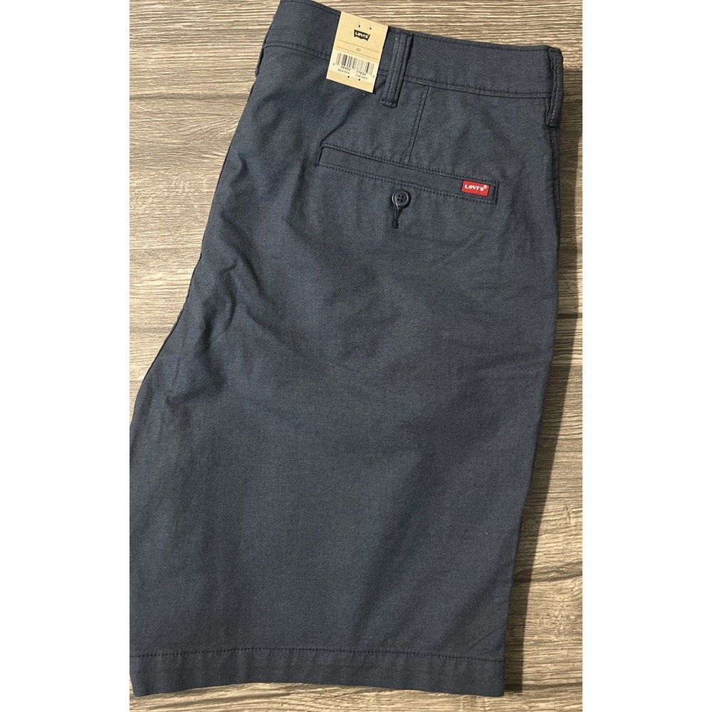 Levi's XX Chino Relaxed Fit Stretch Blue/Gray Shorts Size 40x8, New With Tags